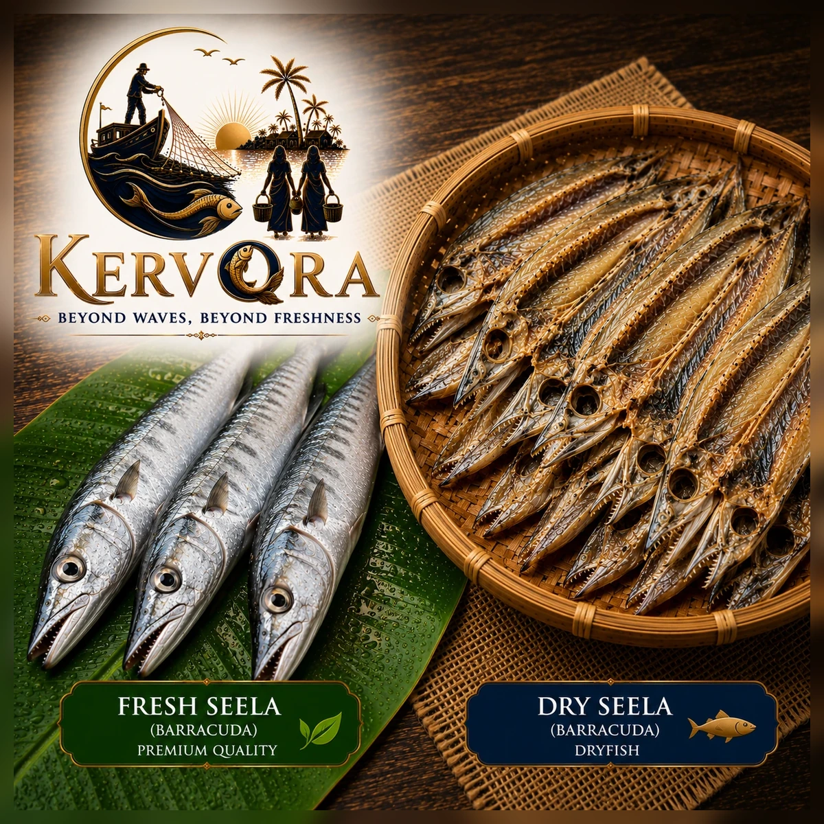 Seela Dry Fish (Sun-Dried Barracuda Fish)