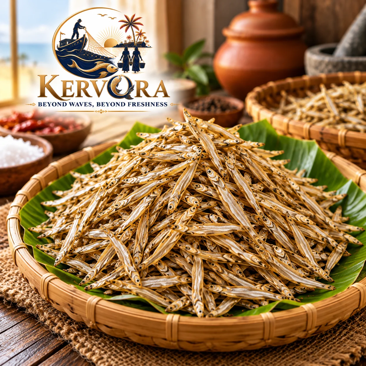 Nethili Dry Fish (Sun-Dried Anchovy Fish)
