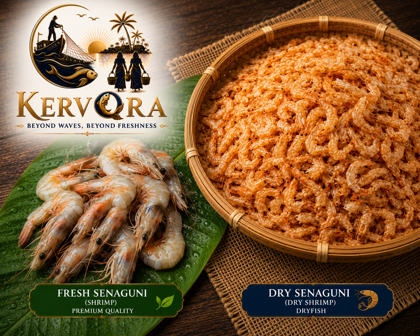 Senaguni Dry Fish (Sun-Dried Shrimp / Dry Prawns)